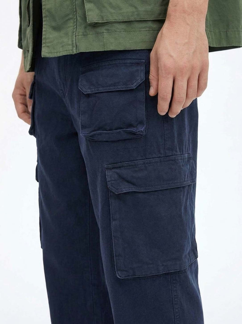 Men's Premium Regular Fit Multi-Pocket Design Cargo Pants