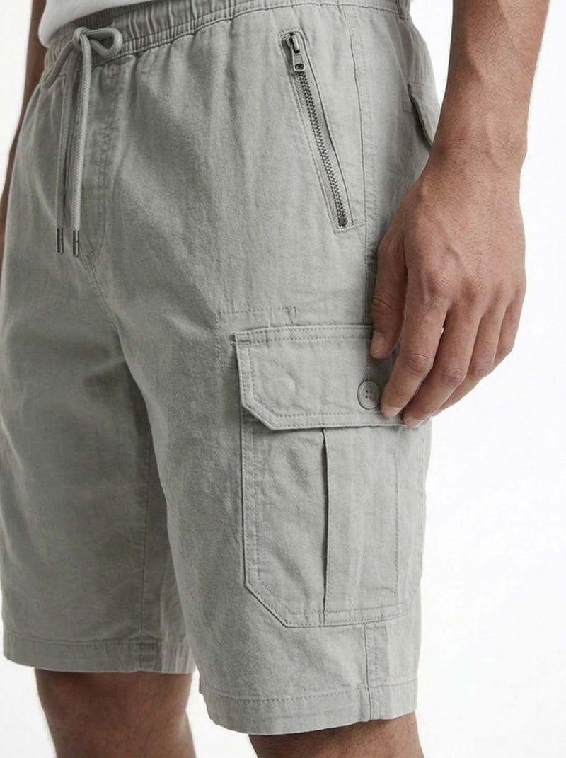 Men's Premium Drawstring Elasticated Solid Regular Fit Shorts