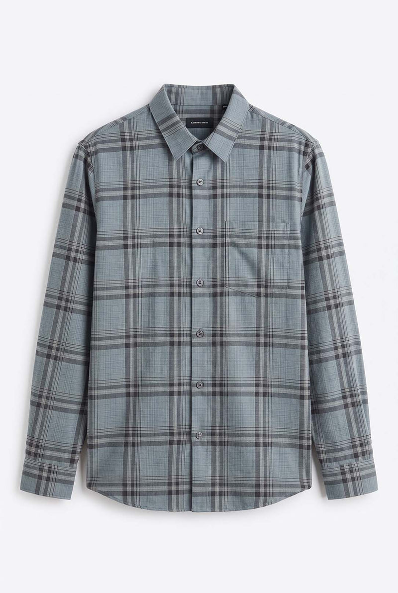 Men’s Premium Plaid Checked Casual Shirt