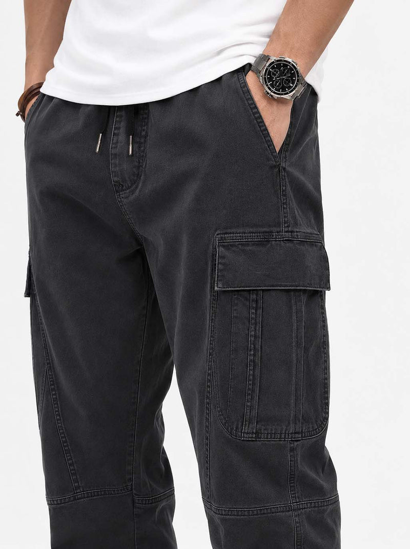 Men's Premium Relaxed-Fit Cargo Joggers