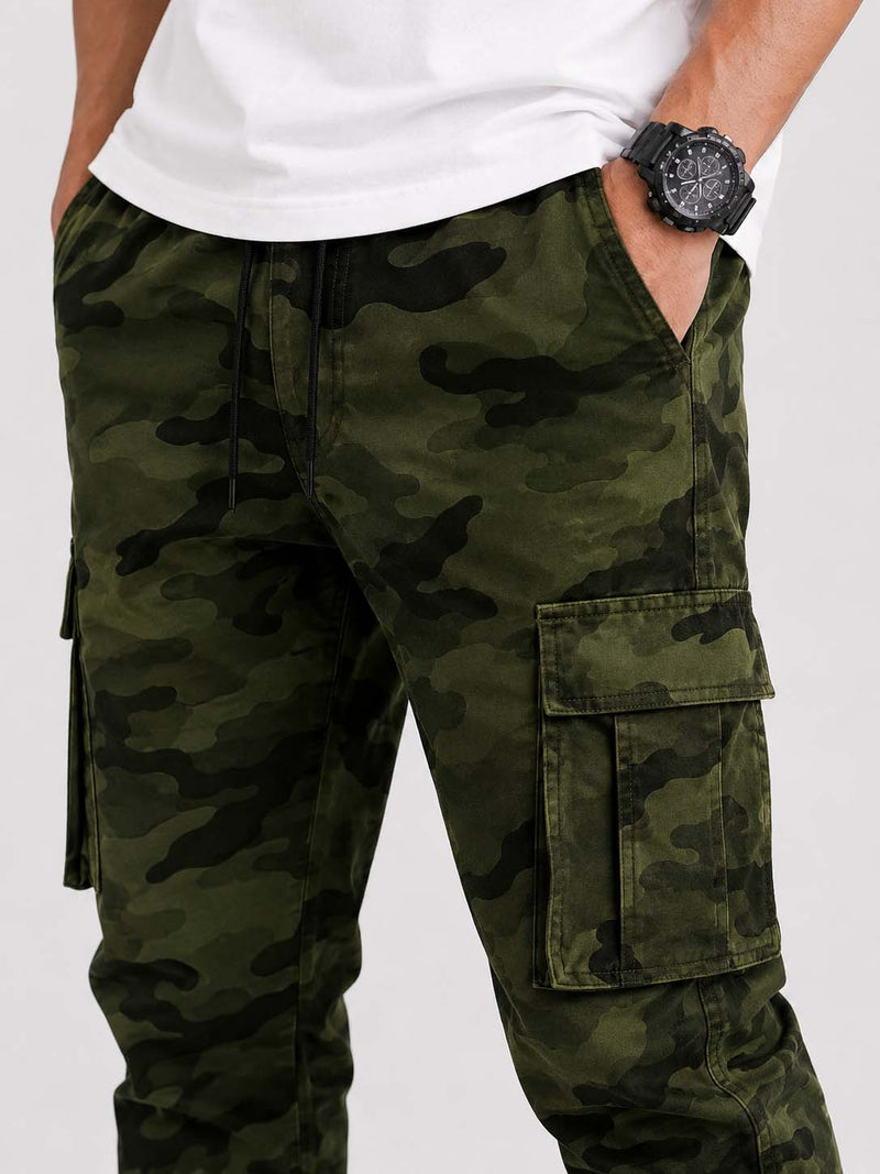 Men’s Premium Camouflage Cargo Jogger Pants