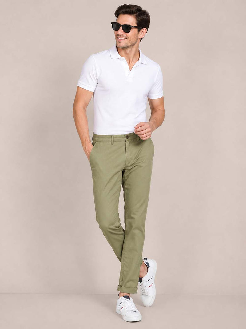 Men’s Classic Chino Trousers – Comfortable Regular-Fit Casual Pants