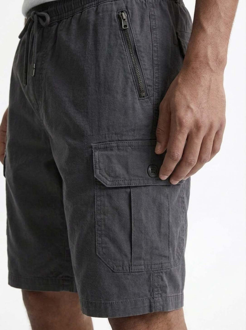 Men's Premium Drawstring Elasticated Solid Regular Fit Shorts