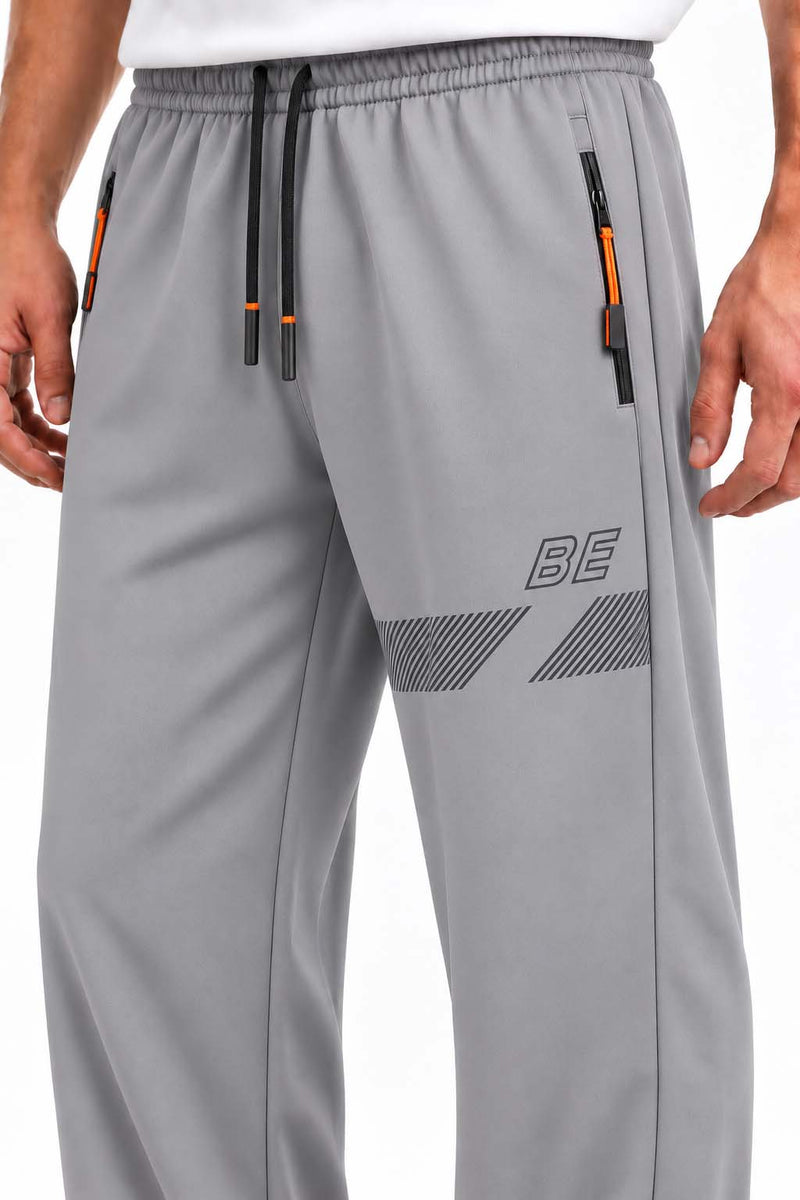 Men's Premium Graphic Printed Zipper-Pocket Track Pant