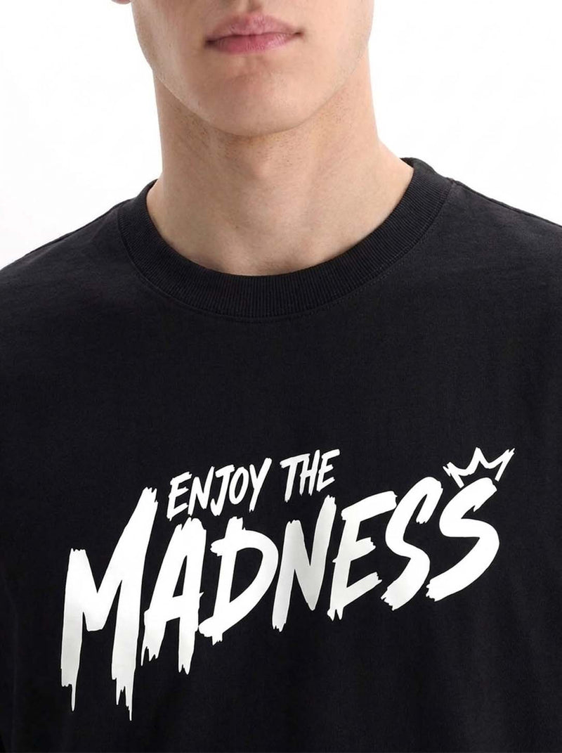 Men's Premium Printed Oversized Fit Round Neck T-Shirt