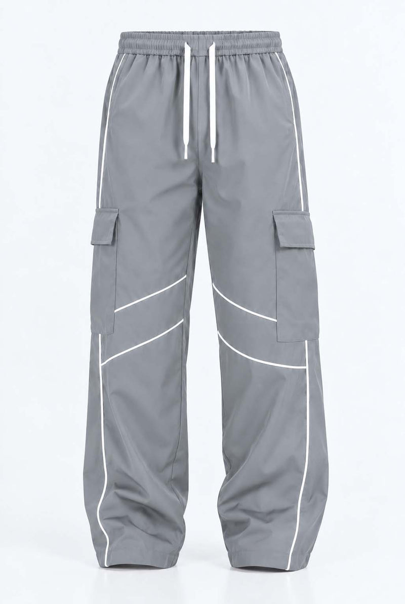 Men's Premium Piping Flap-Pocket Track pant