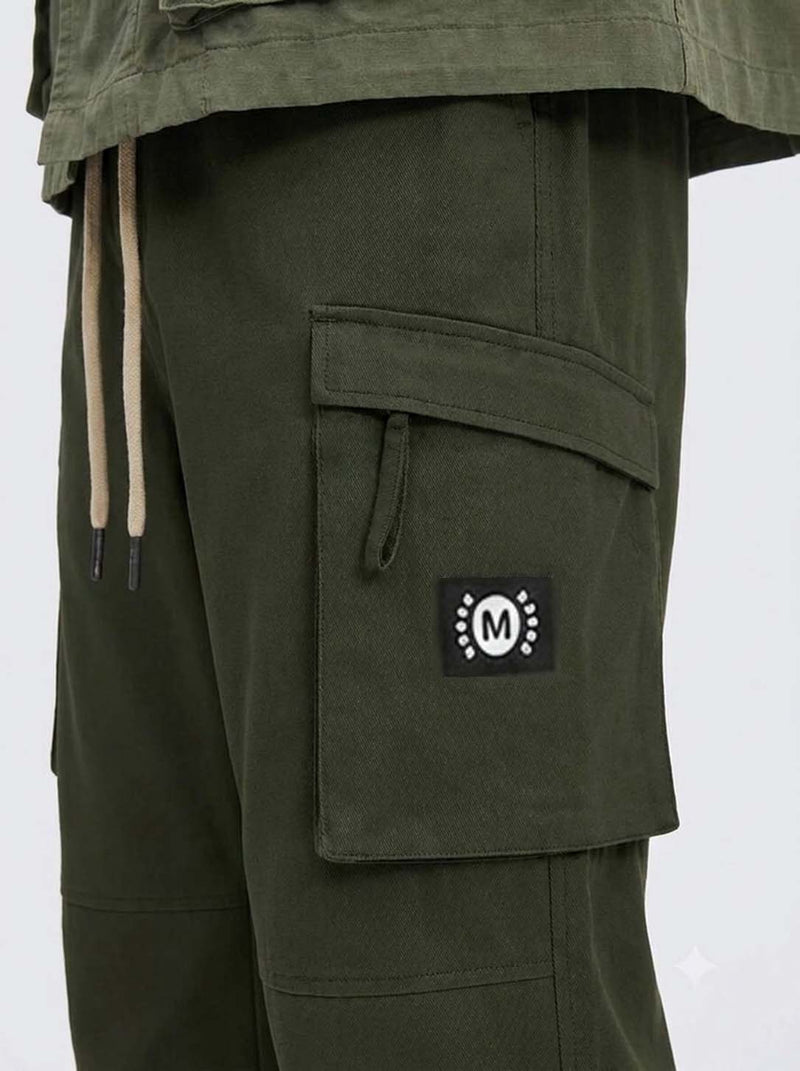 Men’s Premium Casual Relaxed Fit Utility Cargo Pants