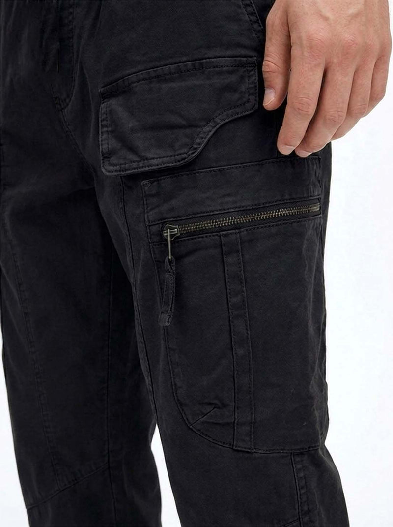 Men's Premium Slim Fit Multi-Pocket Cargo