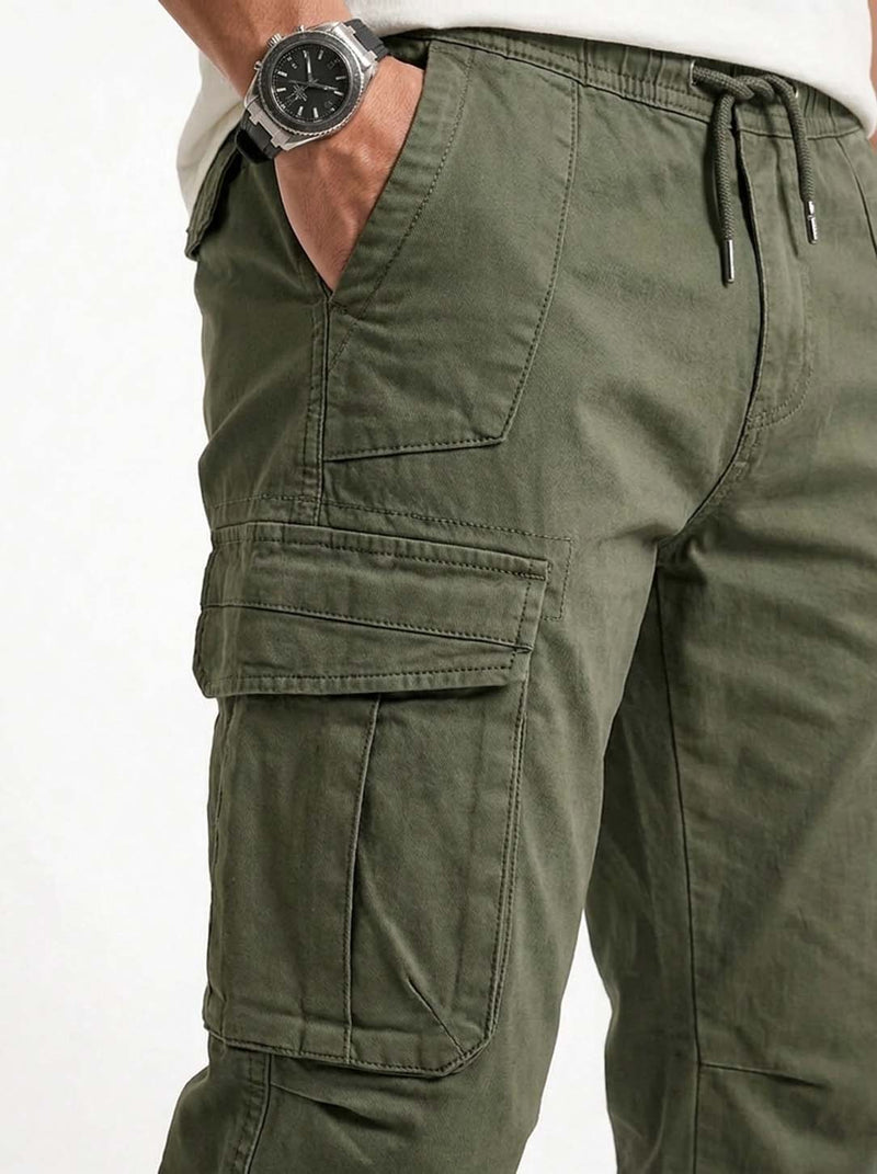 Men's Premium Utility with Cuffed Hems Cargo Pants