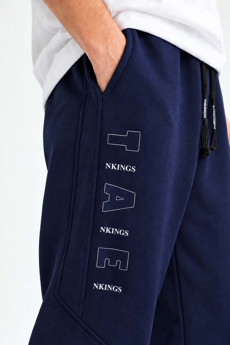 Men's Premium Regular Fit Paneled Fleece Joggers Track pant