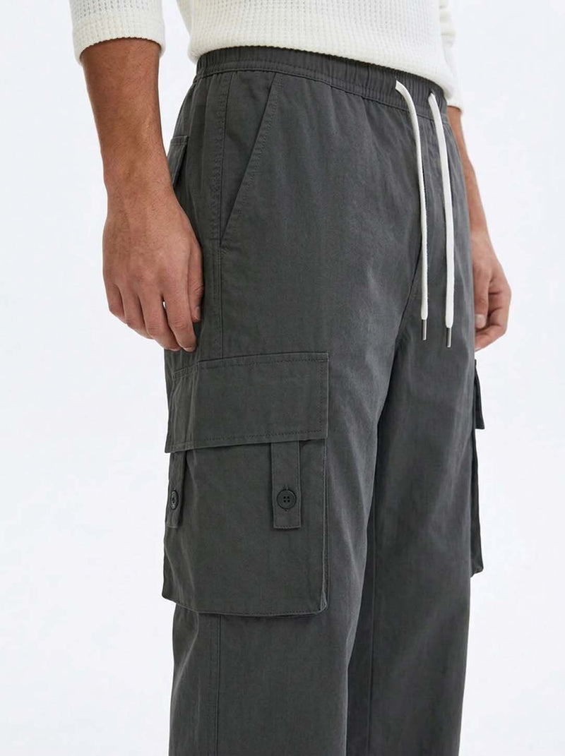Men’s Premium Relaxed Fit Multi-Pocket Cargo Pants