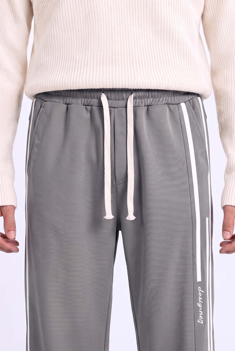 Men's Premium Side-Striped Straight-Leg Track Pants