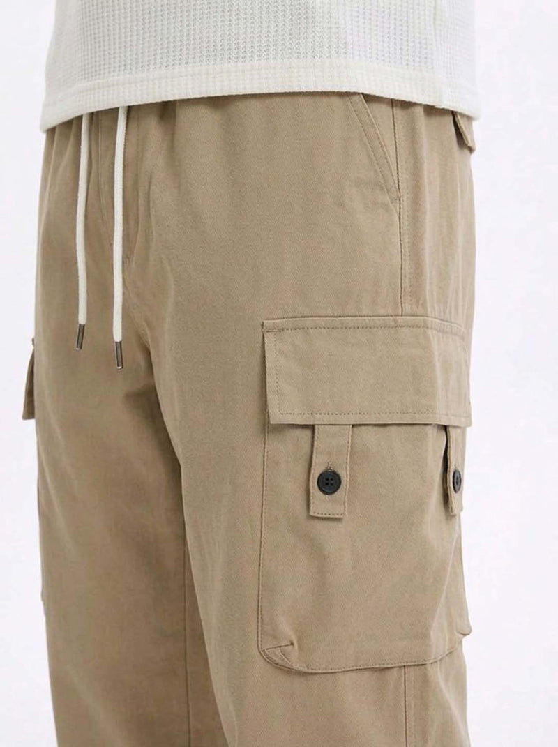 Men’s Premium Relaxed Fit Multi-Pocket Cargo Pants