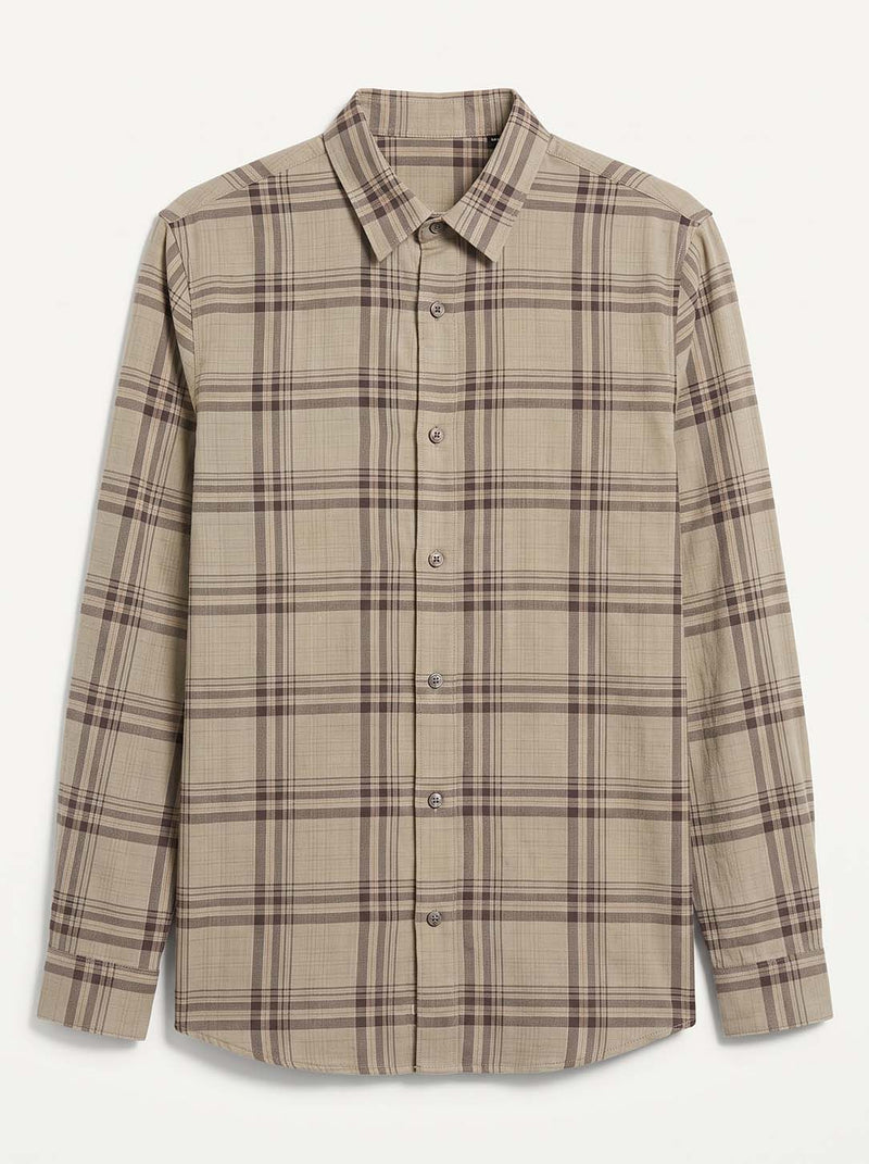 Men’s Premium Plaid Checked Casual Shirt