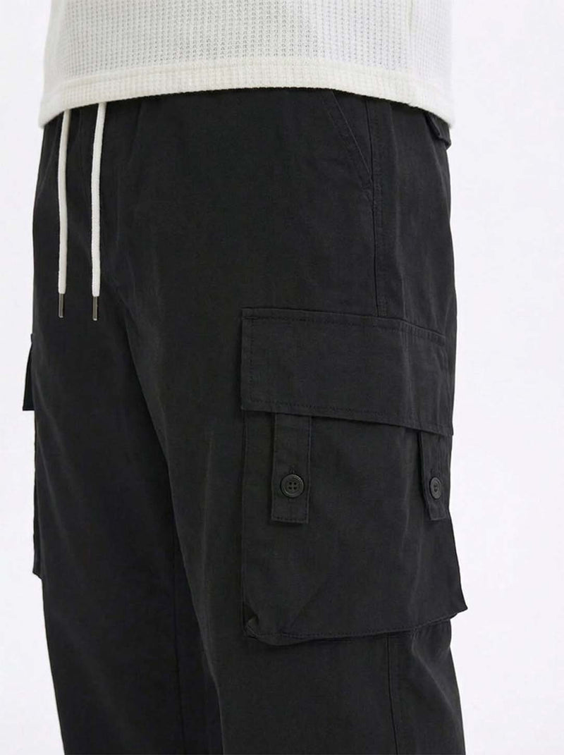 Men’s Premium Relaxed Fit Multi-Pocket Cargo Pants