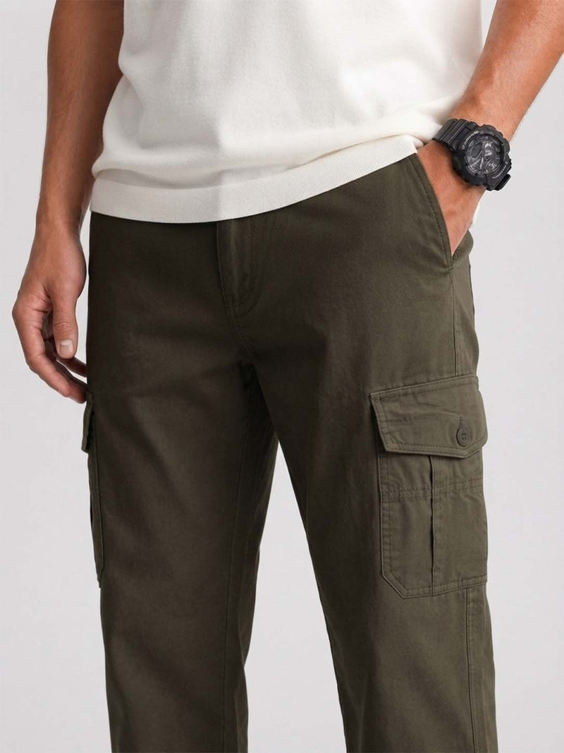 Premium Relaxed-Fit Utility Cargo Pants for Men
