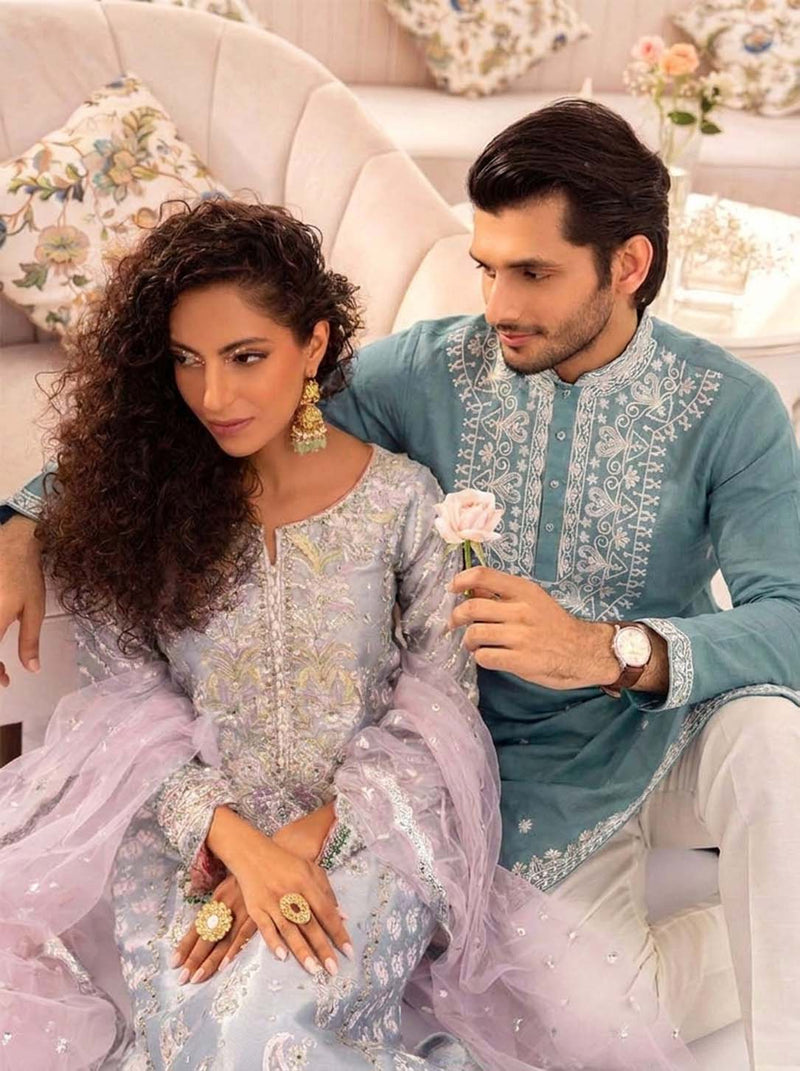 Men's Premium Embroidered Kurta – Elegant Festive Wear