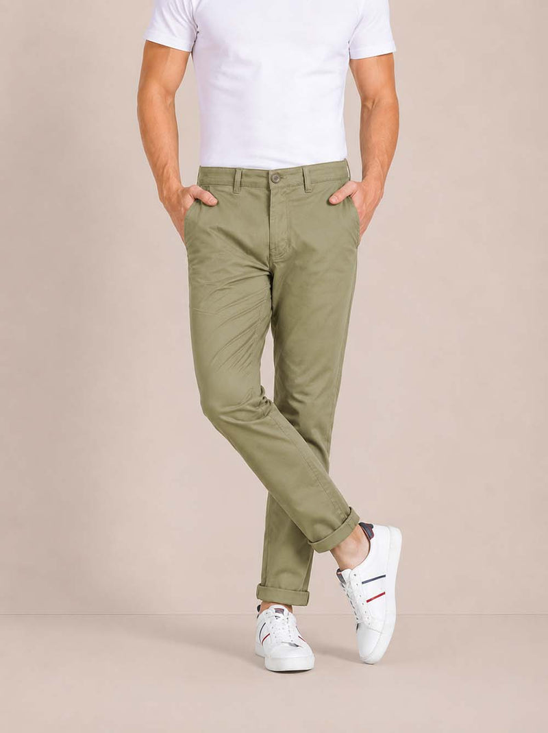 Men’s Classic Chino Trousers – Comfortable Regular-Fit Casual Pants