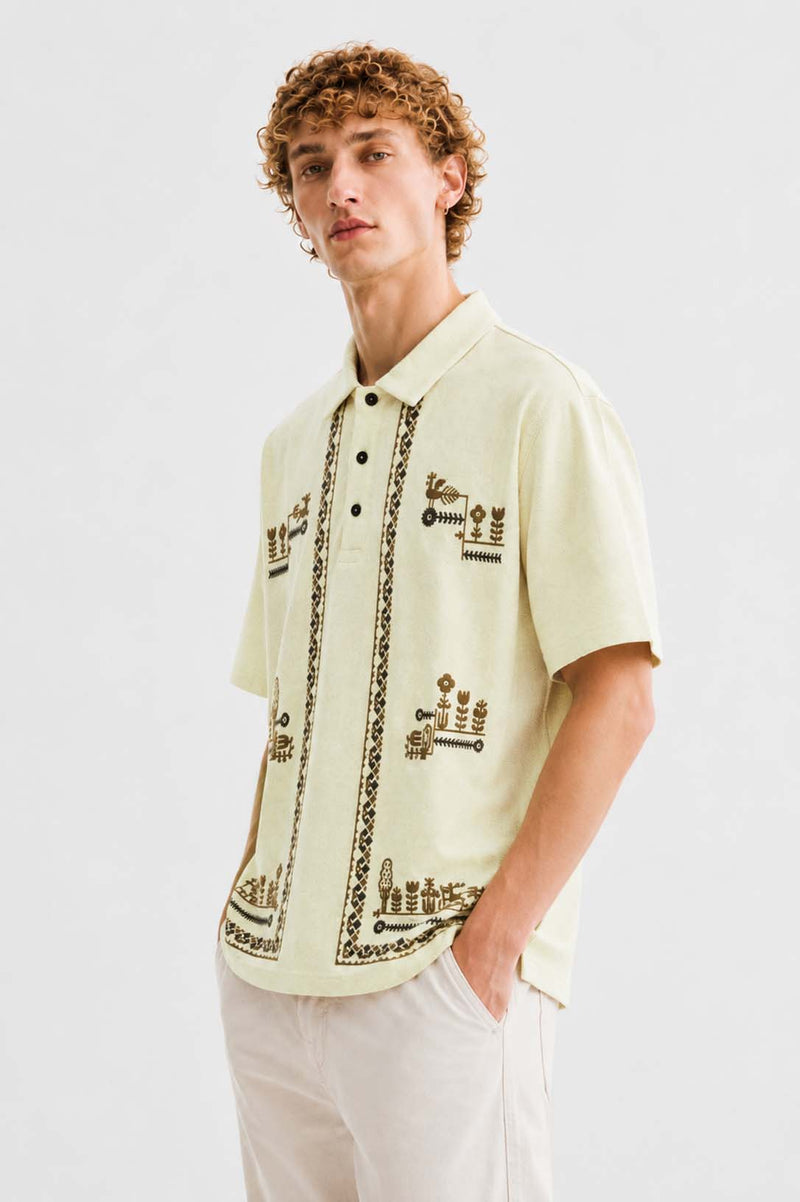 Men's Premium Printed Graphic Design Polo T-Shirt