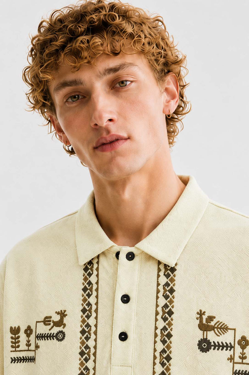 Men's Premium Printed Graphic Design Polo T-Shirt