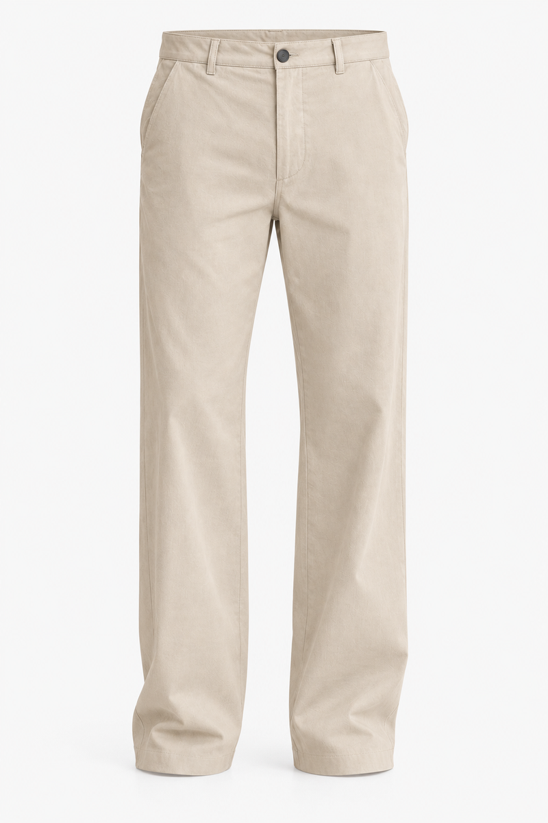 Men’s Premium Relaxed Straight-Leg Chino Trousers