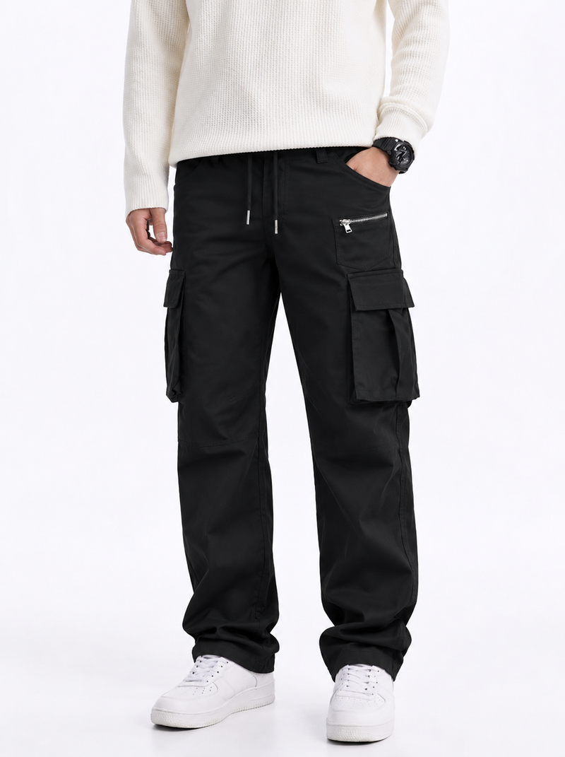 Men's Premium Multi-Pocket Drawstring Cargo