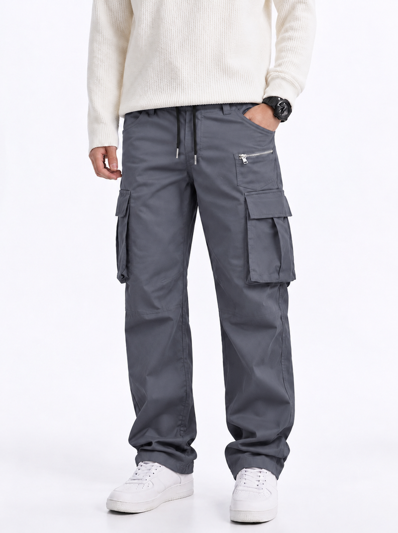 Men's Premium Multi-Pocket Drawstring Cargo