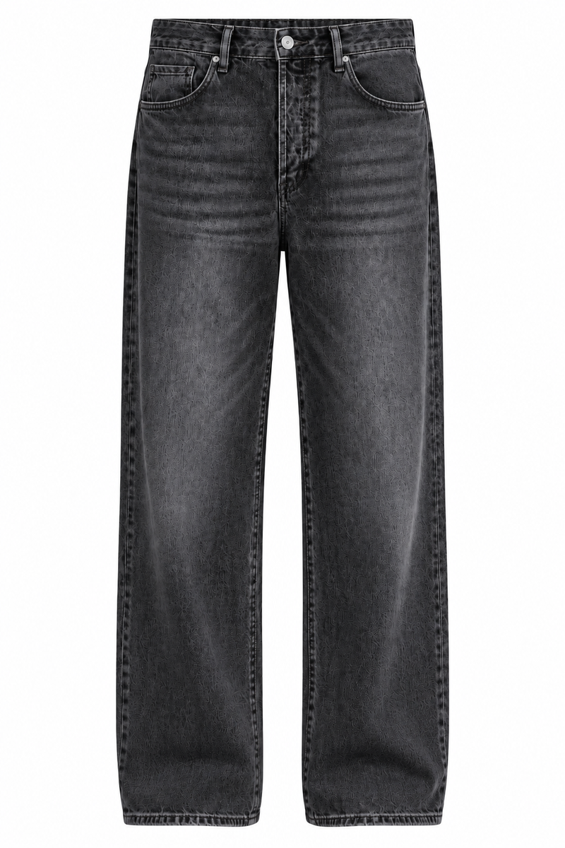 Men's Premium Wide-Leg Baggy Denim Jeans