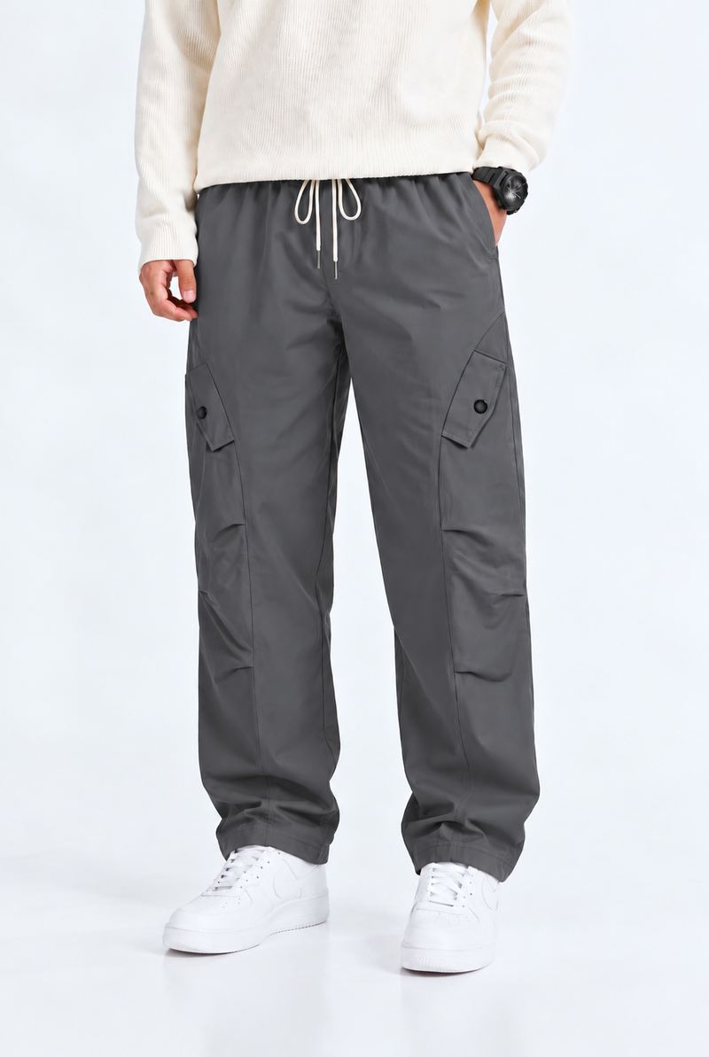 Men's Premium Regular fit Button-Flap Track Pant