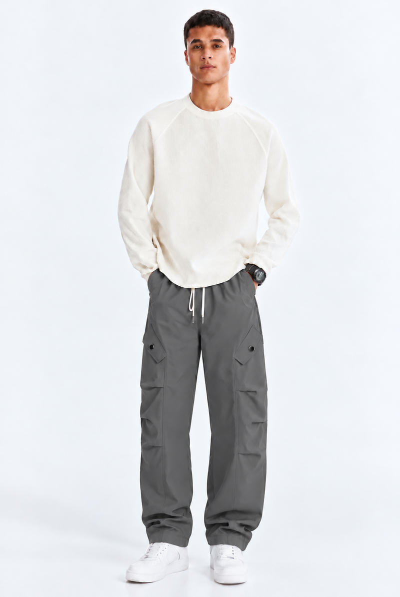 Men's Premium Regular fit Button-Flap Track Pant