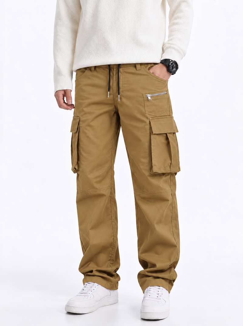 Men's Premium Multi-Pocket Drawstring Cargo