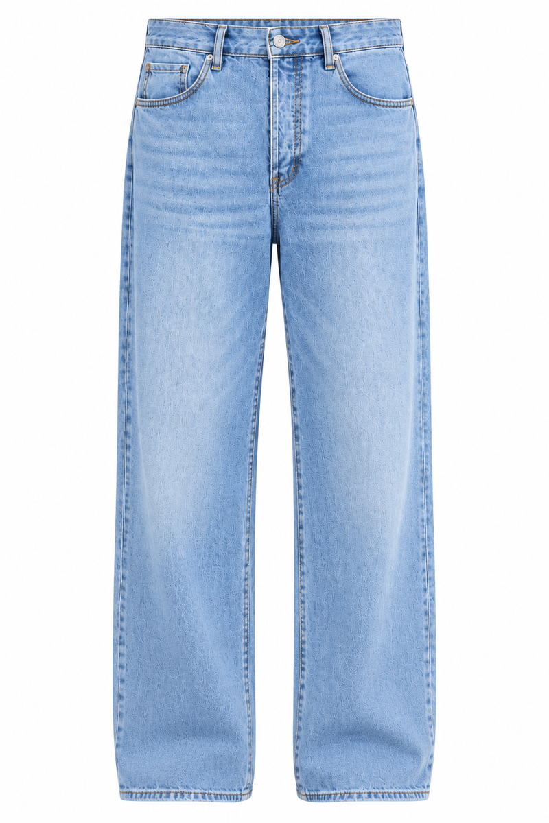 Men's Premium Wide-Leg Baggy Denim Jeans