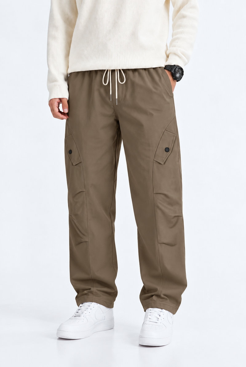 Men's Premium Regular fit Button-Flap Track Pant