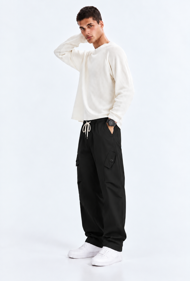 Men's Premium Regular fit Button-Flap Track Pant