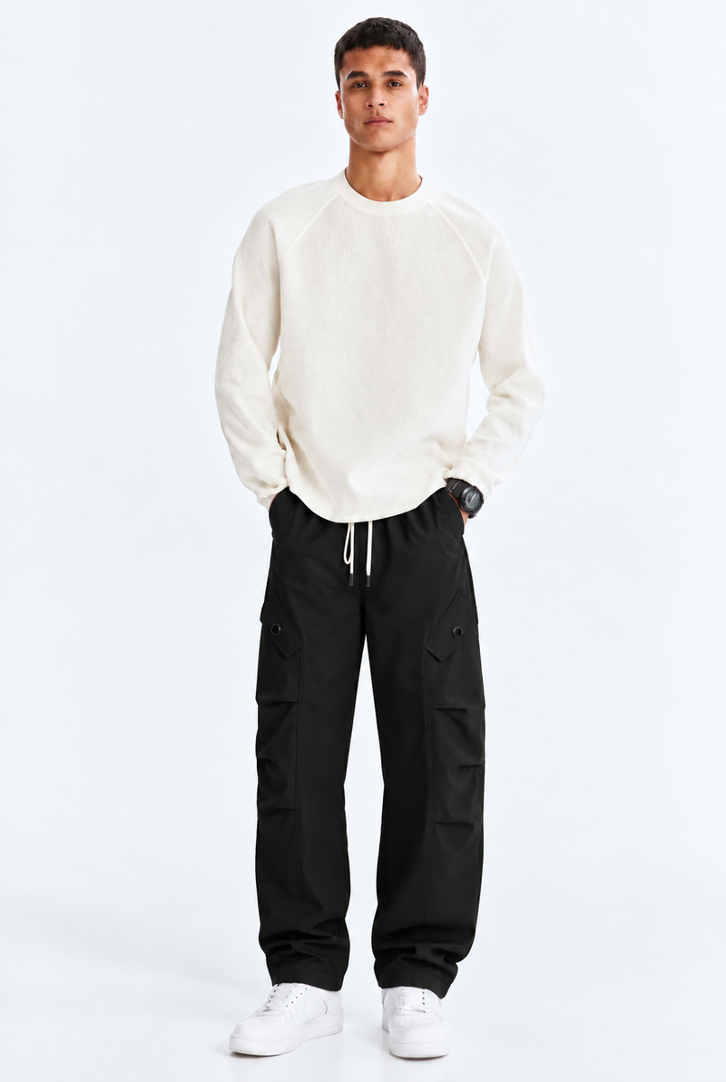 Men's Premium Regular fit Button-Flap Track Pant