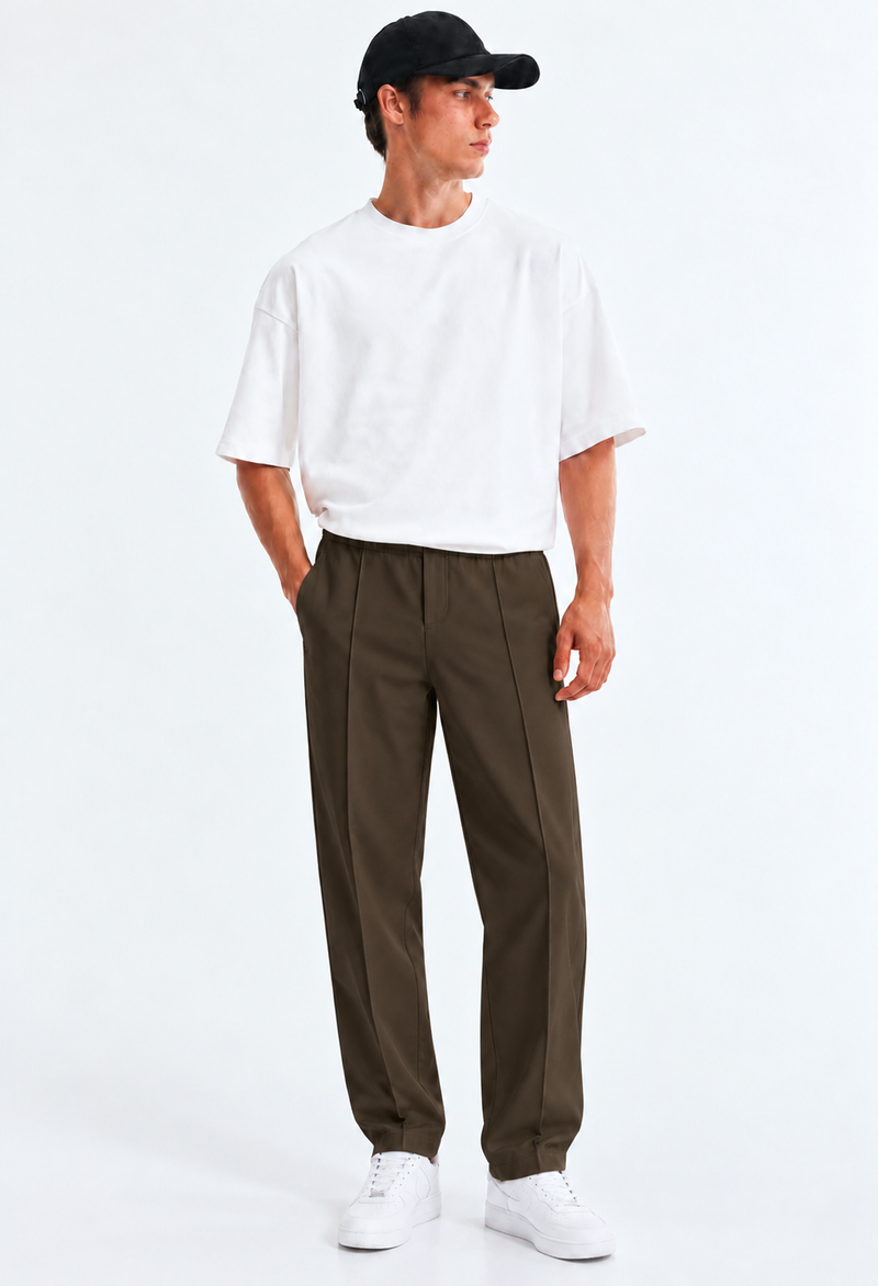 Men's Premium Front-Pintuck Tailored track pant