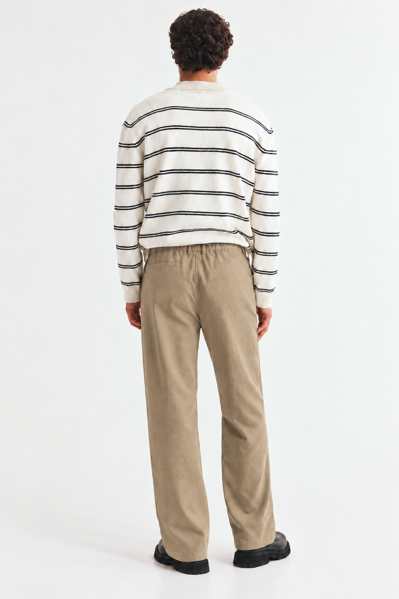 Men’s Premium Relaxed Straight-Leg Chino Trousers