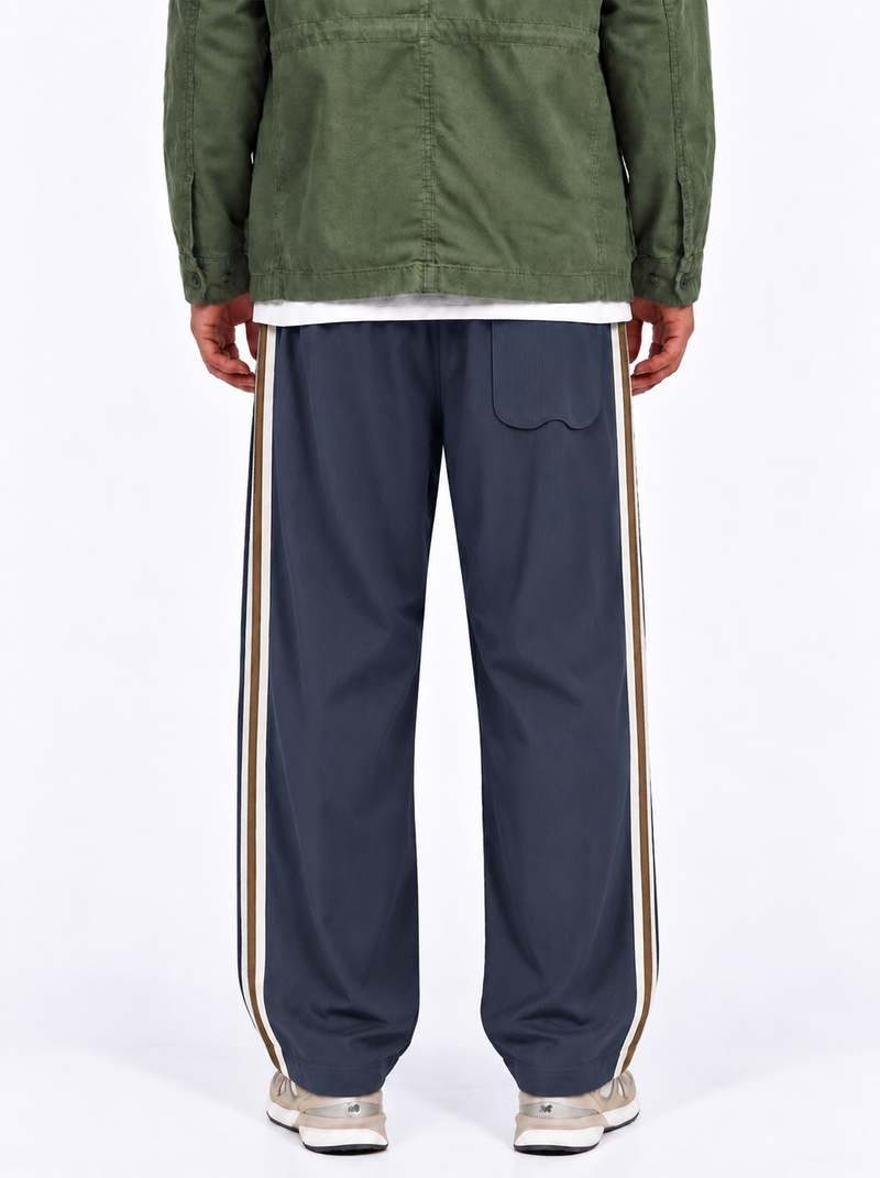 Men's Premium Side-Striped Straight-Leg Track Pants