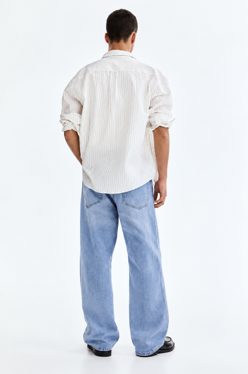 Men's Premium Wide-Leg Baggy Denim Jeans
