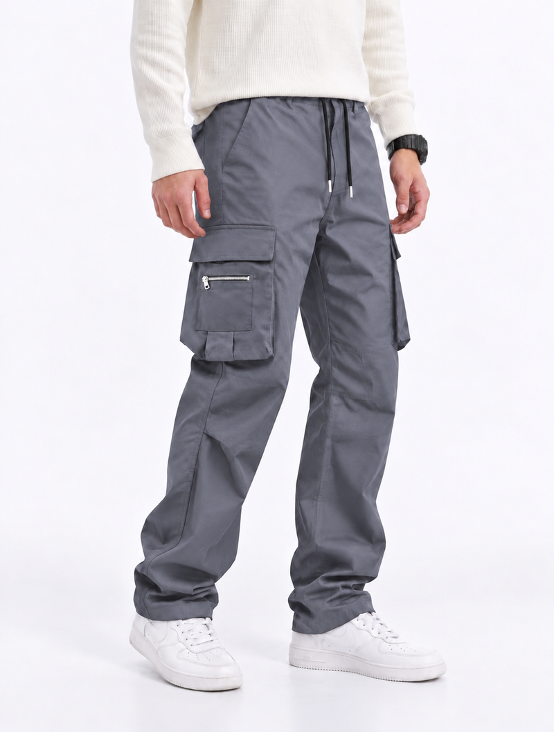 Men's Premium Multi-Pocket Drawstring Cargo