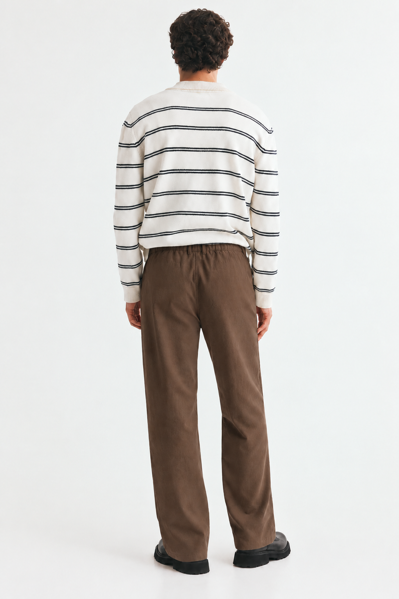 Men’s Premium Relaxed Straight-Leg Chino Trousers