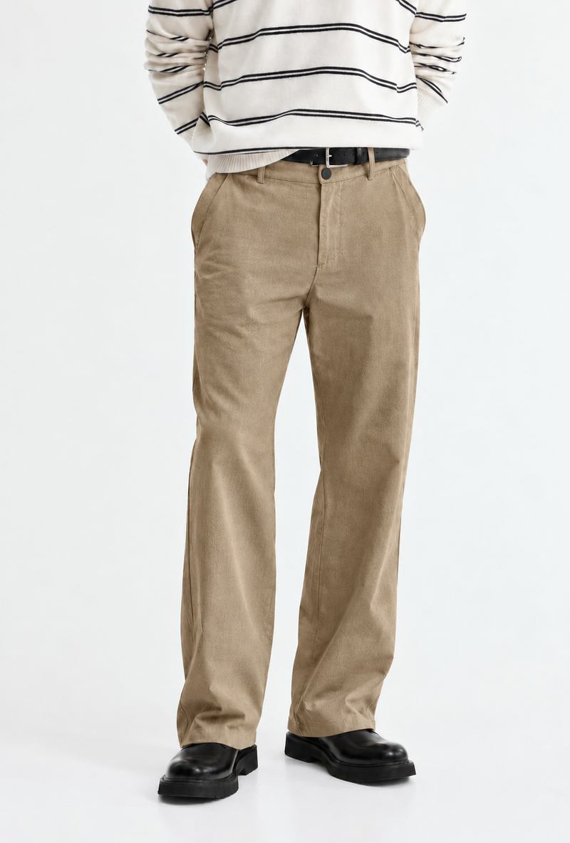 Men’s Premium Relaxed Straight-Leg Chino Trousers